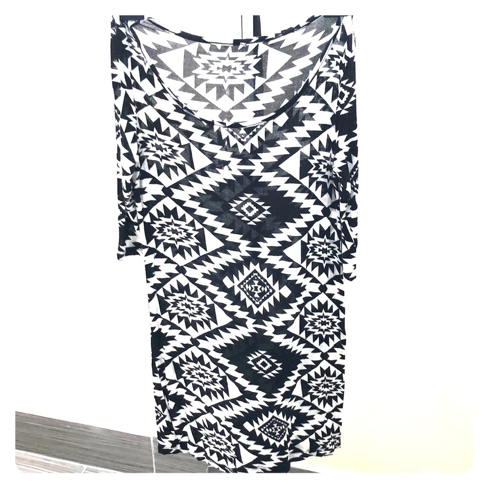 3 for $15— Black/White Casual bodycon Dress